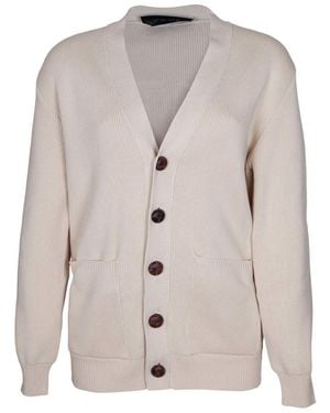 Golden Goose Organic Cotton Cardigan - White