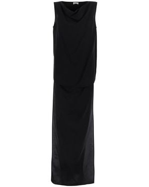P.A.R.O.S.H. Layered Silk Blouse - Black