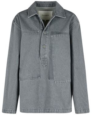 JW Anderson 'rugby' Grey Denim Shirt