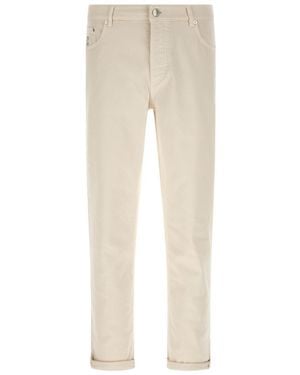 Brunello Cucinelli Comfort Cotton Jeans - Natural