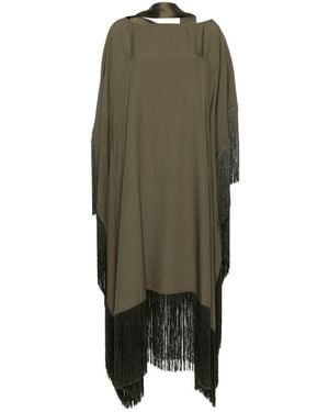 ‎Taller Marmo Tevere Fringed Kaftan - Green