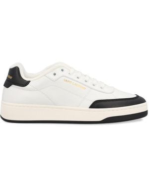 【関税&送料込】Saint Laurent Court Classic Sl 10 Sneakers YSL SAINT LAURENT COURT CLASSIC SL/10 SNEAKERS IN PERFORATED