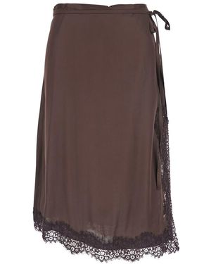 ..,merci Skirt With Knot - Brown