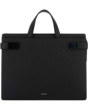 Ferragamo Briefcase - Black