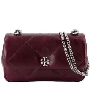 Tory Burch Kira Diamond Mini Flap Shoulder Bag - Red