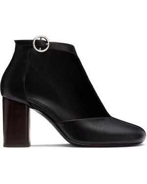 Lemaire 80Mm Cut Out Boots - Black