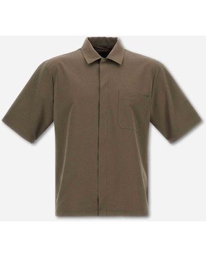 Herno Seersucker Shirt - Gray