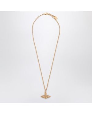 Vivienne Westwood Mini Bas Relief Pendant Necklace - White