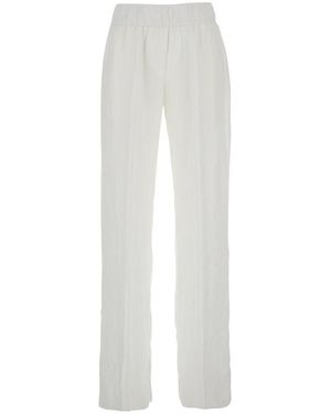Grifoni Pants With Elastic Waist - White