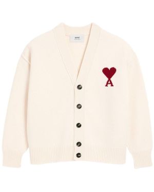 Ami Paris Sweaters - Natural