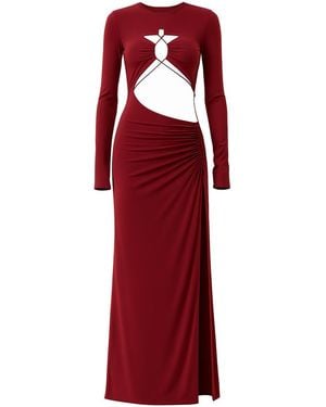 Amazuìn Maggie Long Dress - Red