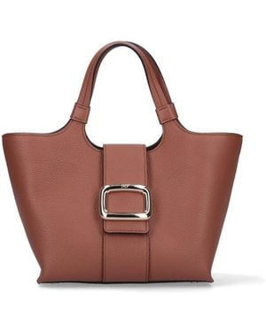 Roger Vivier Viv Choc Mini Tote Bag - Brown