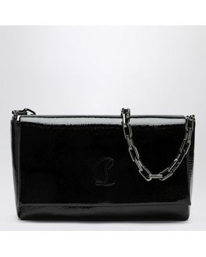 Christian Louboutin Loubi54 Patent Clutch Bag - Black