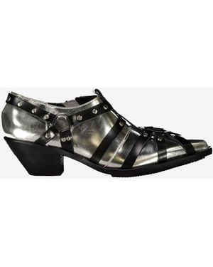 Junya Watanabe Ankle Boots With Stud Shoes - Black