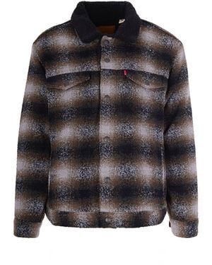 Levi's Jacket With Plaid Motif - Black