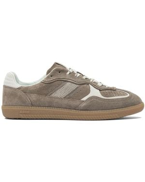 Alohas Tb.490 Rife Taupe Leather Trainers - Brown
