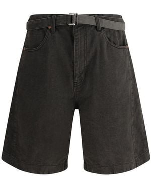 Sacai Denim Shorts - Grey