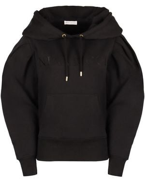 Nina Ricci Logo Cotton Hoodie - Black