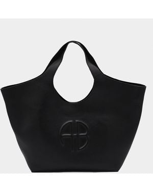 Anine Bing Leather Lili Tote Bag - Black