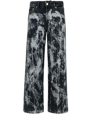 Ganni 'Izey' Cotton Jeans - Grey