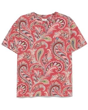 Tシャツ・カットソー ETRO Men T-shirt Pink MRMA0007AR233 F0320 楽天市場】【三連休限定1000円OFF】 エトロ ETRO Tシャツ メンズ