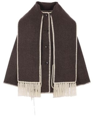 TOTEME Coats - Brown