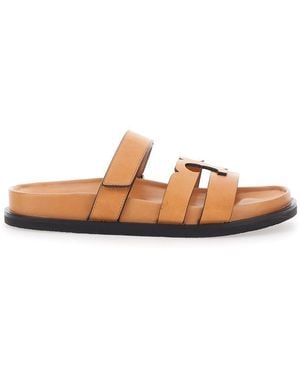 Tory Burch Ines Sport Slide - Brown