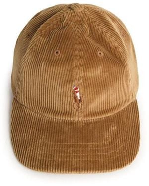 Polo Ralph Lauren Light Cotton Velvet Cap - Brown
