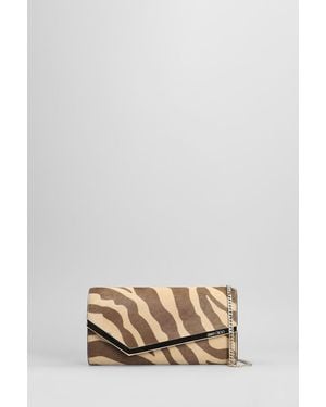 Jimmy Choo Emmie Clutch - Natural