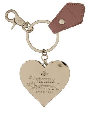 Vivienne Westwood Women's Gadget Mirror Heart Keyring - Red