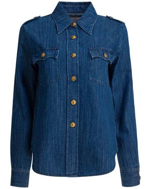 Valentino Garavani Western Style Shirt - Blue