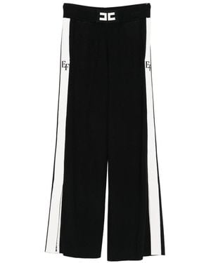 Elisabetta Franchi Tricot Pants - Black