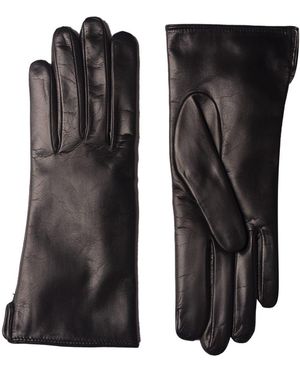 Mario Portolano Leather Gloves - Black