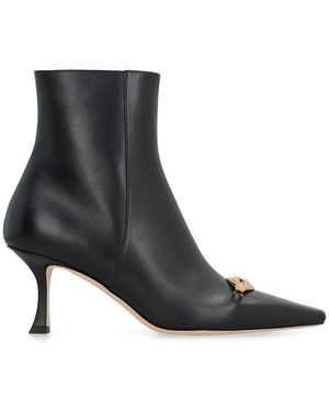 Jimmy Choo Ryker Leather Ankle Boots - Black