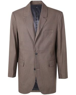Les Deux "James Houndstooth Check" Blazer - Brown