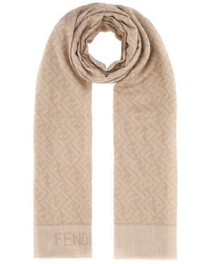 Fendi Scarves & Foulards - Natural