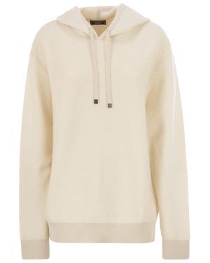 Peserico Wool And Cashmere Sweater - Natural