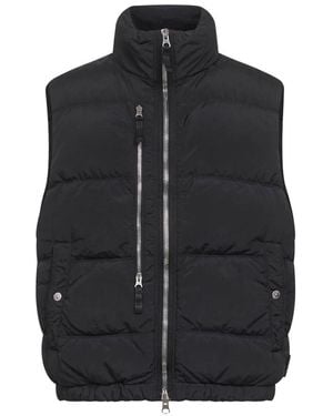 Stone Island Nylon Metal Iridescent Down Vest Clothing - Black