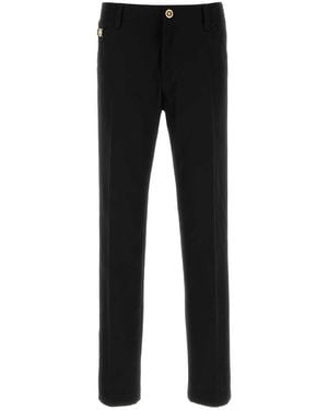 Versace Gabardine Chino Pant - Black