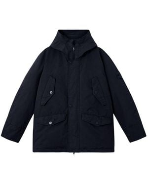 Stone Island "David-Tc" Short Parka - Blue