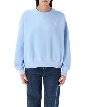 Polo Ralph Lauren Fleece Crewneck Sweatshirt - Blue