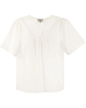 Woolrich Poplin Blouse - White