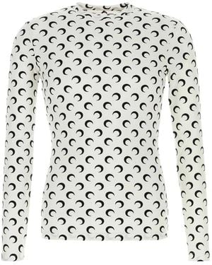 Marine Serre T-Shirts And Polos - White