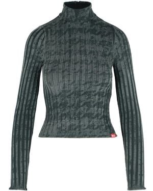 DIESEL Cotton Blend Sweater - Green
