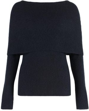 Fabiana Filippi Luxurious Wool Blend Turtleneck Jumper - Blue