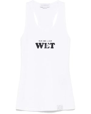 Stella McCartney Slippery When Wet Tank Top - White