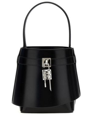 Givenchy 'Shark Lock' Bucket Bag - Black