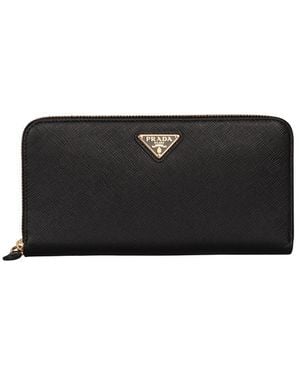Prada Continental Wallet - Black
