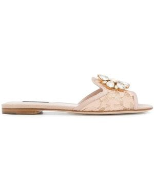 Dolce & Gabbana 'Bianca' Sandals - Natural