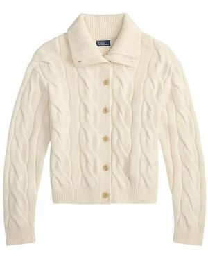 Polo Ralph Lauren Sweater Cardigan Full Zip - White